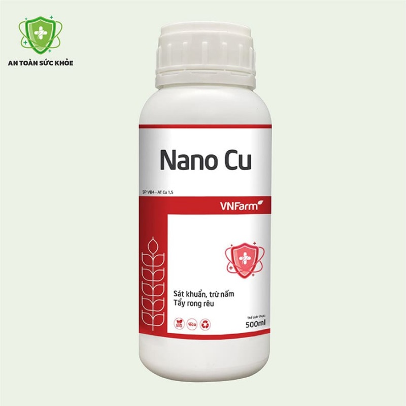 Thuốc diệt rong rêu trên cây trồng Nano Cu